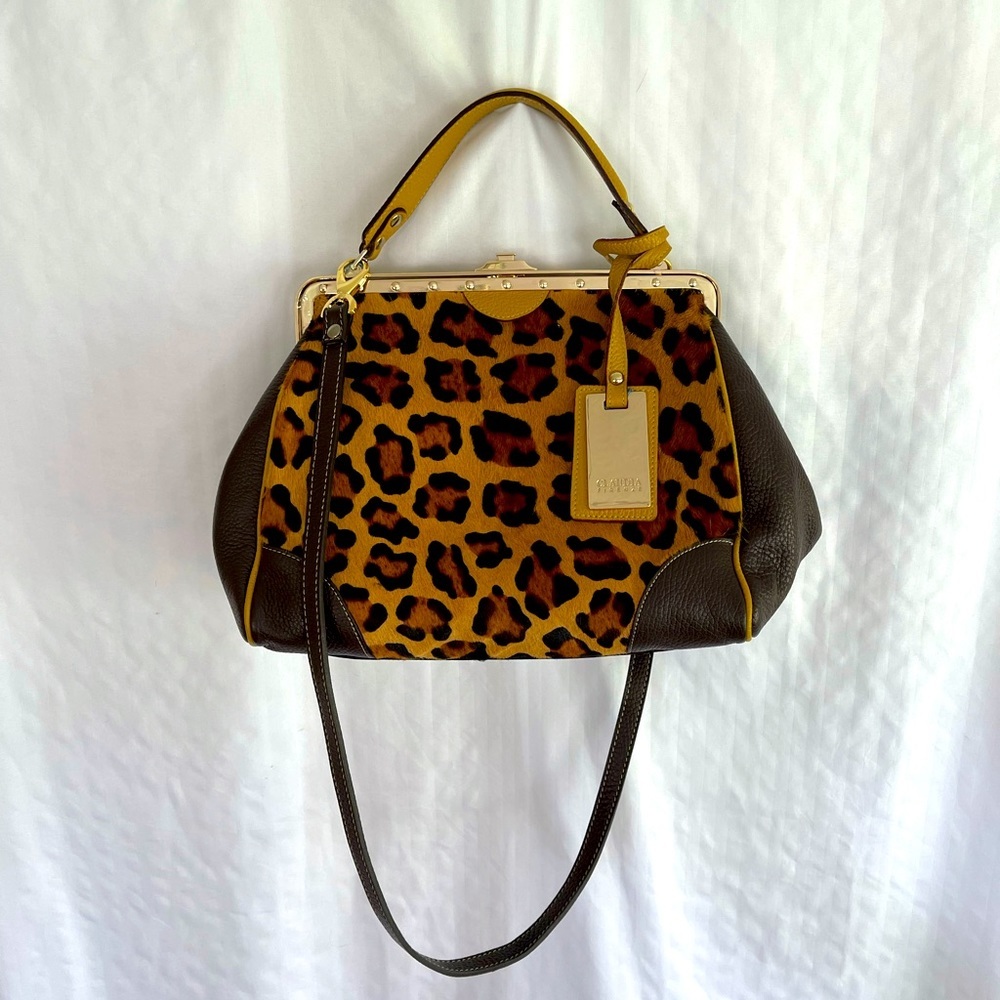 NWT CLAUDIA FIRENZE LEATHER BAG